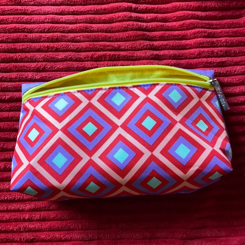 Pretty Clinique makeup bag